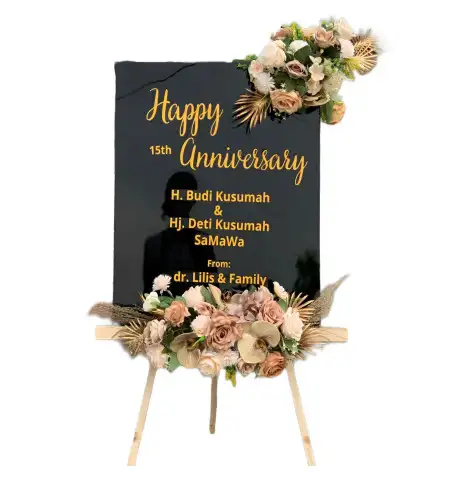 Papan Bunga Akrilik Maos Lor