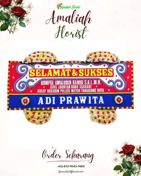 Papan Bunga Ucapan Selamat Maos Lor