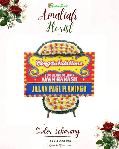 Sewa Papan Bunga Maos Lor